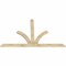 Ekena Millwork Richland Rough Sawn Timber Gable Bracket, Douglas Fir, 108"W x 68"H x 2"D x 6"F, 15/12 Pitch GBW108X68X0206RIC00RDF - alternate 2